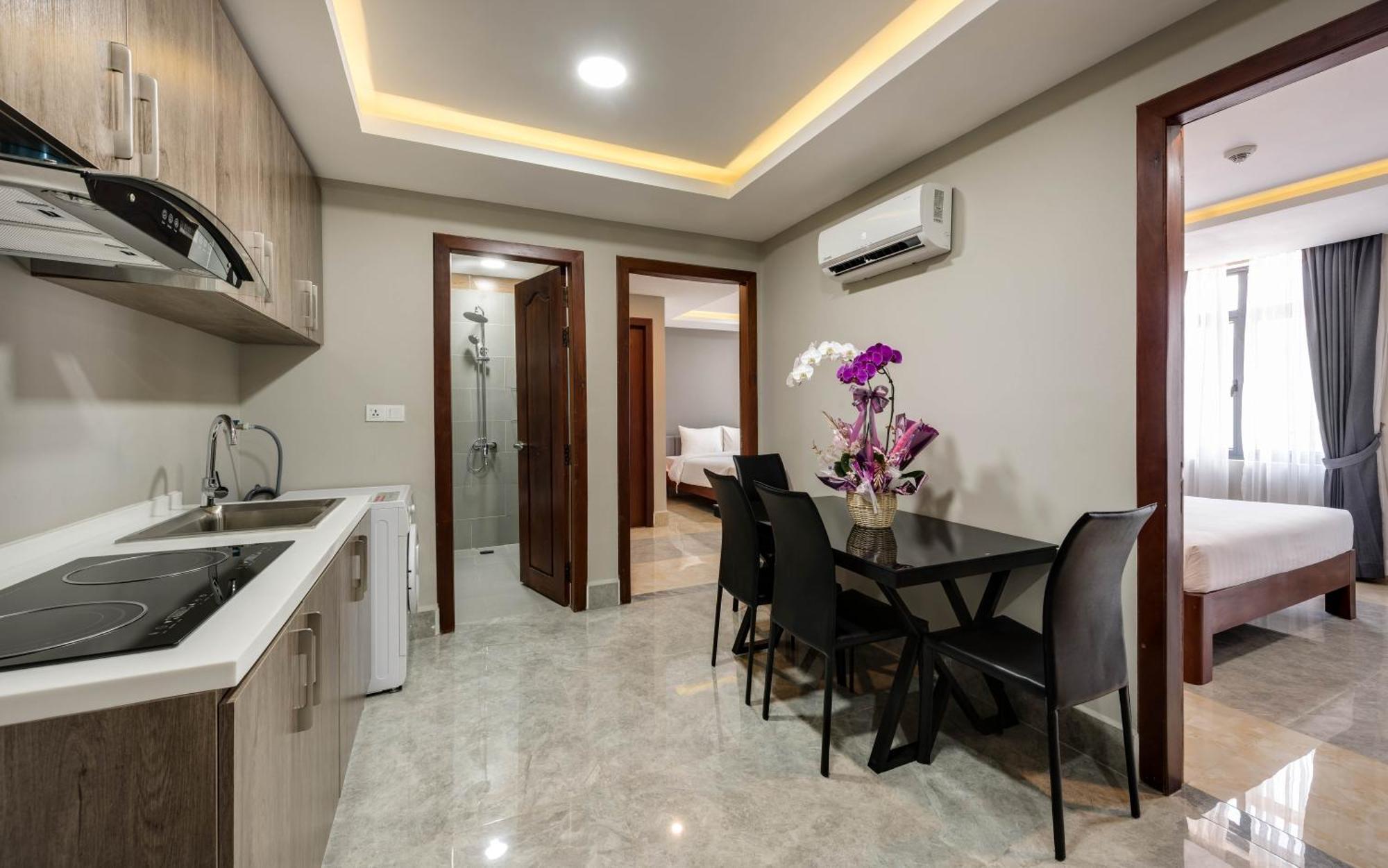 Soho Residence Phnom Penh Habitación foto